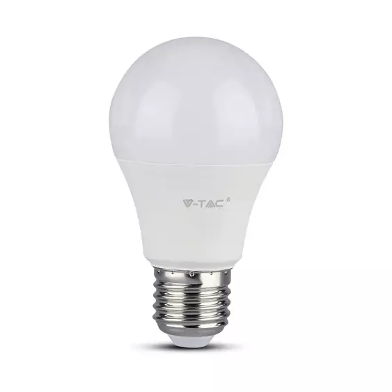 V-TAC 8.5W E27 meleg fehér LED égő - SKU 252