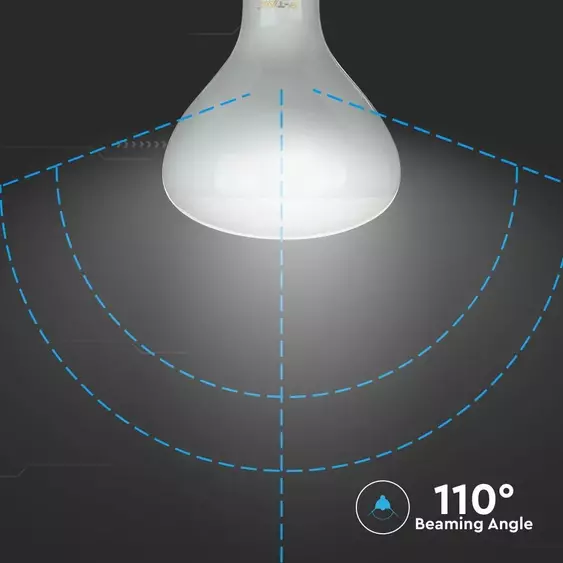 V-TAC 8W E27 meleg fehér dimmelhető filament LED égő - SKU 7466