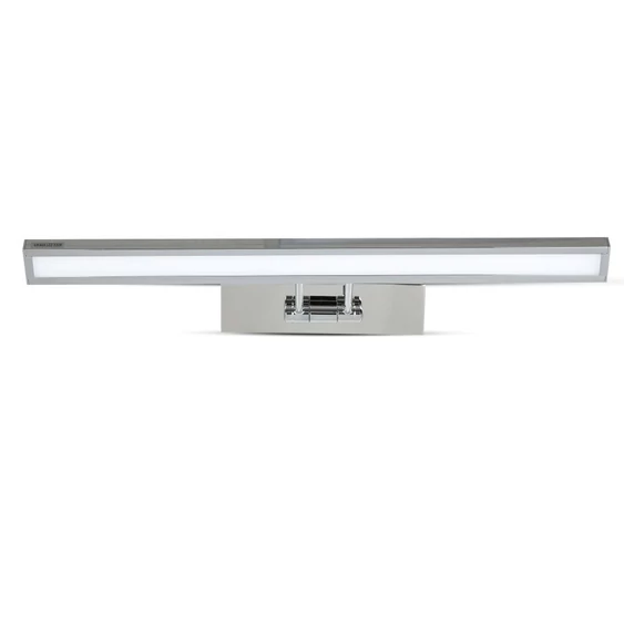 V-TAC 9W beltéri króm fali LED lámpa, tükör-/képvilágítás, meleg fehér - SKU 213984