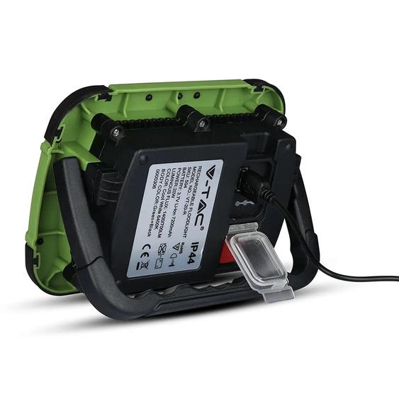 V-TAC akkumulátoros LED reflektor 20W természetes fehér 7200 mAh SOS funkció - SKU 20039