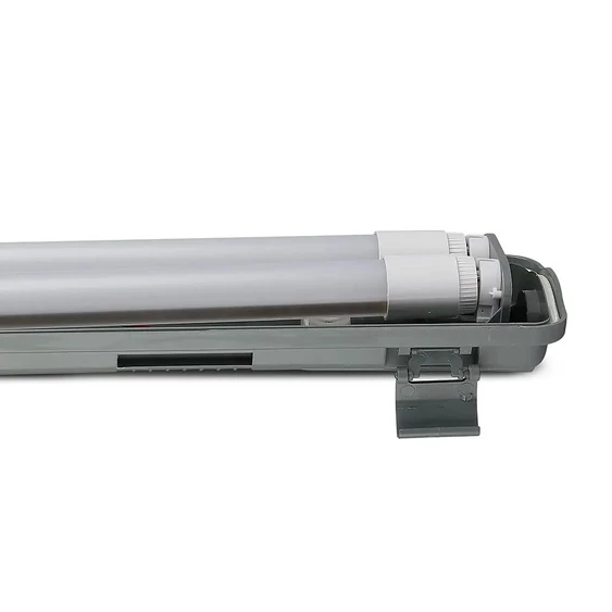 V-TAC armatúra 2 db LED fénycsővel 120cm 36W IP65 természetes fehér - SKU 6387