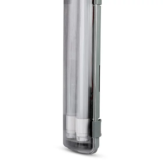 V-TAC armatúra 2 db LED fénycsővel 120cm 36W IP65 természetes fehér - SKU 6387