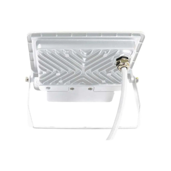 V-TAC beépített mozgásérzékelős LED reflektor 30W meleg fehér, fehér házzal - SKU 20298