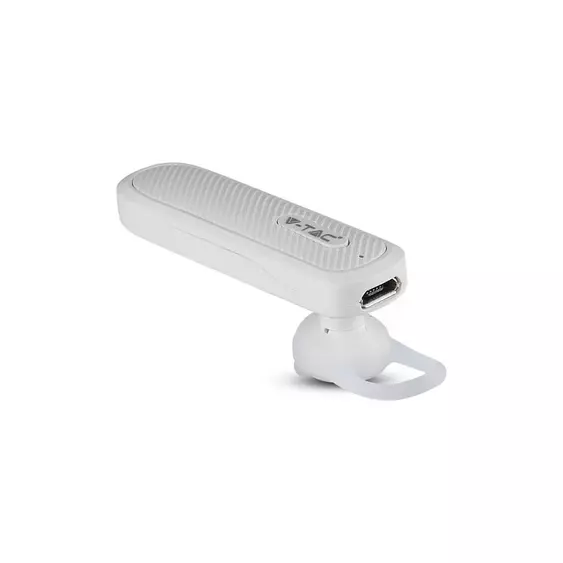 V-TAC Bluetooth fülhallgató, fehér - SKU 7701