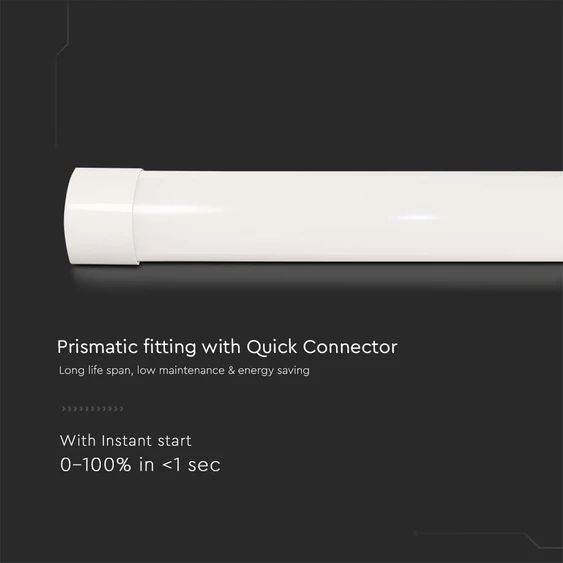 V-TAC bútor, - és pultvilágító LED lámpa 117cm 40W meleg fehér - SKU 23788