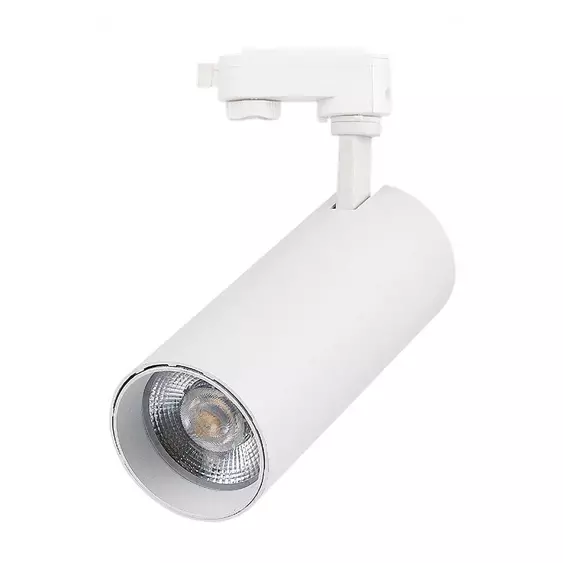 V-TAC COB LED sínes spotlámpa, 40W, 3in1 színhőmérséklet, fehér házzal - SKU 8843