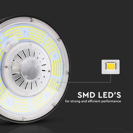 V-TAC csarnokvilágító LED lámpa, 100W 100° természetes fehér, 185 Lm/W - SKU 7655
