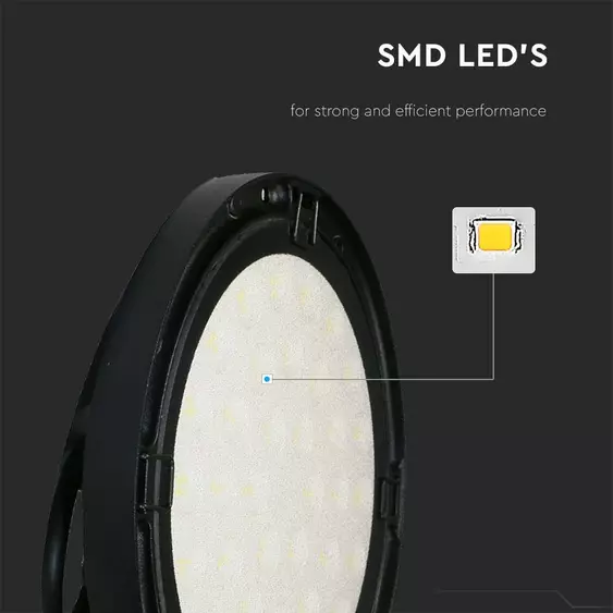V-TAC csarnokvilágító LED lámpa 100W 110° hideg fehér, IP65, 100 Lm/W - SKU 7809