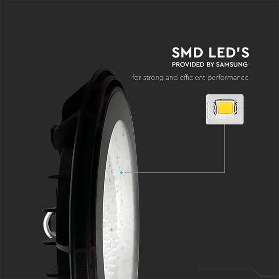 V-TAC csarnokvilágító LED lámpa 100W 110° hideg fehér, IP65 - SKU 10203