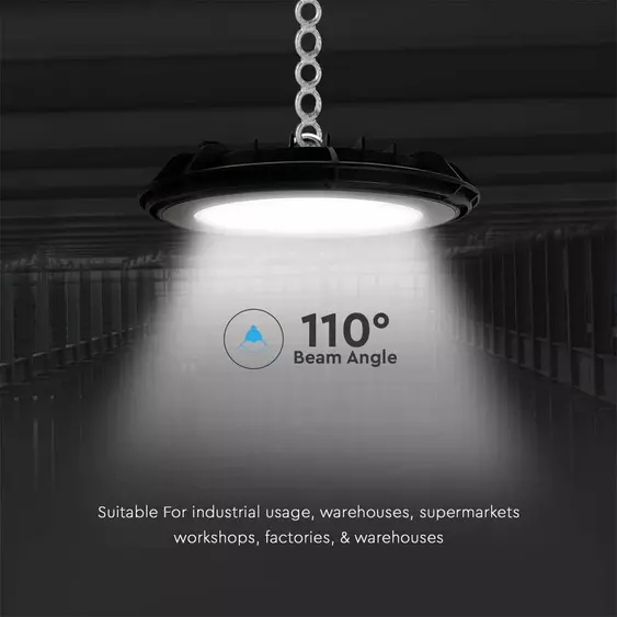 V-TAC csarnokvilágító LED lámpa 200W 110° hideg fehér, IP65 - SKU 10205