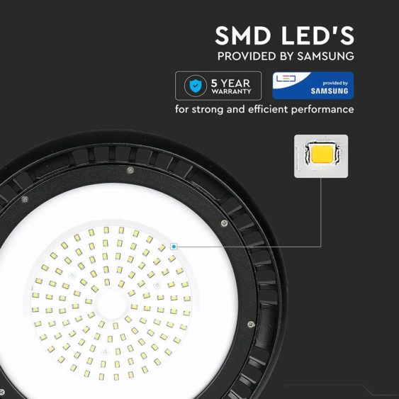 V-TAC csarnokvilágító LED lámpa dimmelhető 100W 120lm/W 120° hideg fehér - SKU 563