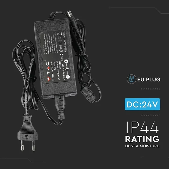 V-TAC DC24V COB LED szalag szett IP20, 280 db/m, Meleg fehér - SKU 2673