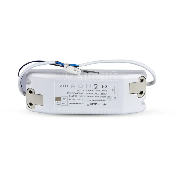 V-TAC dimmelhető (0-10V) tápegység LED panelhez 45W - SKU 6437