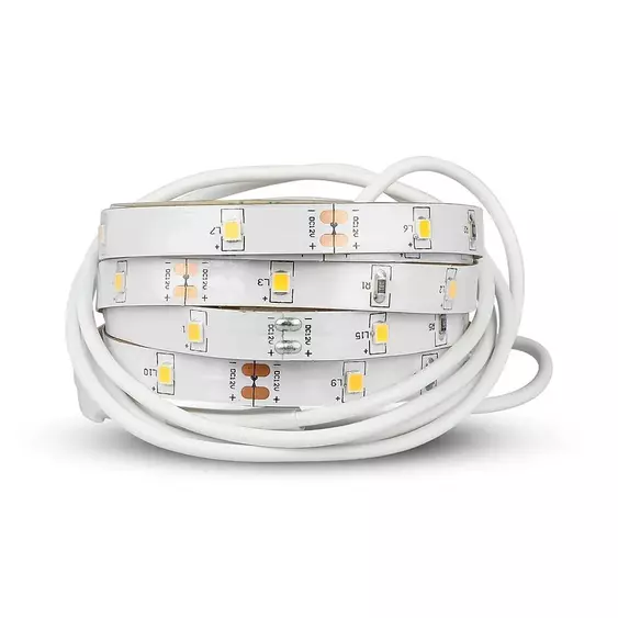 V-TAC dimmelhető LED szalag szett mozgásérzékelővel SMD 2835, 30 db/m meleg fehér - SKU 2548