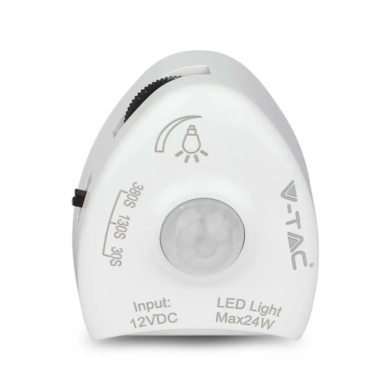 V-TAC dimmelhető LED szalag szett mozgásérzékelővel  SMD 2835, 30 db/m meleg fehér - SKU 2550
