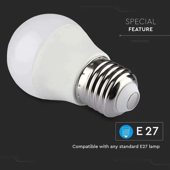 V-TAC E27 okos LED égő 5.5W RGB+W - SKU 2755