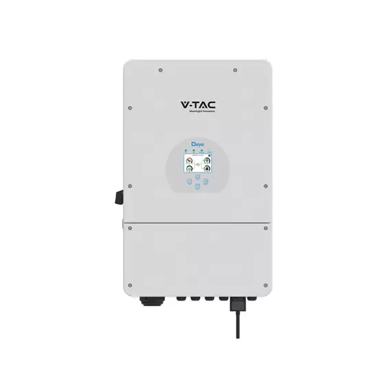 V-TAC egyfázisú Deye SUN-8K-SG01LP1-EU, 8kW hibrid napelem inverter - SKU 11803