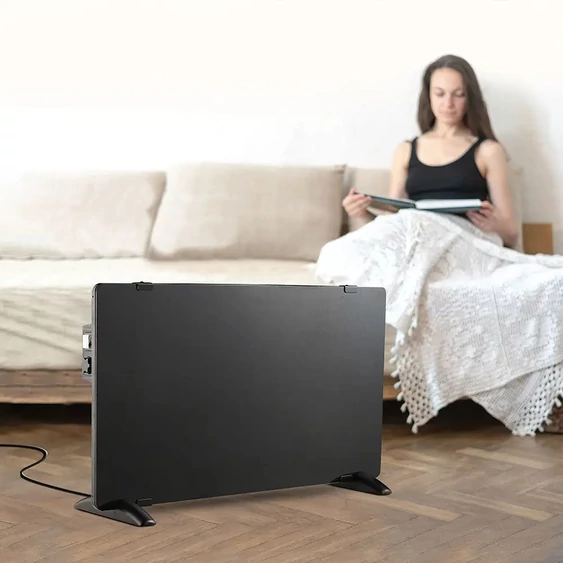 V-TAC elektromos üveg fűtőpanel, hősugárzó konvektor 2000W - SKU 8662