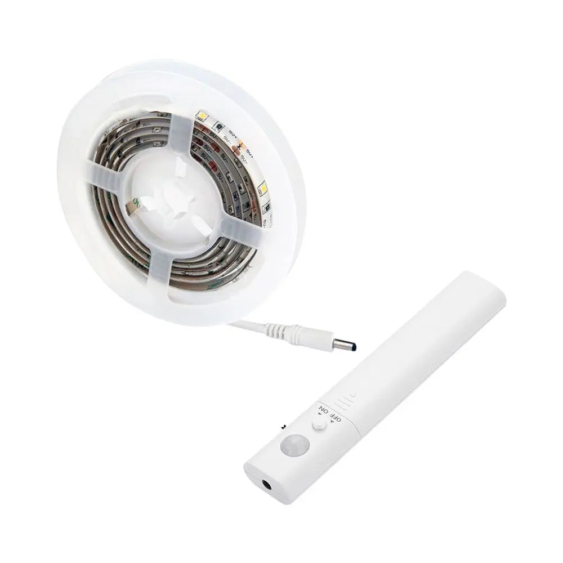V-TAC elemes LED szalag szett mozgásérzékelővel IP65 SMD 2835, 30 db/m természetes fehér - SKU 2574