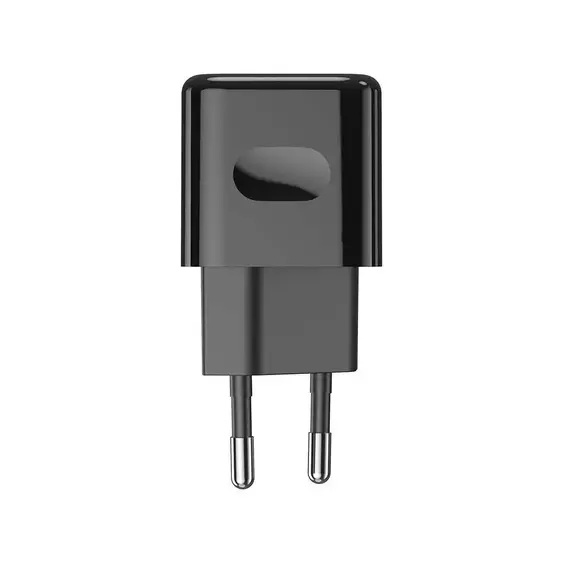 V-TAC fali 20W gyorstöltő, utazó adapter, USB és Type-C csatlakozóval, fekete - 6677