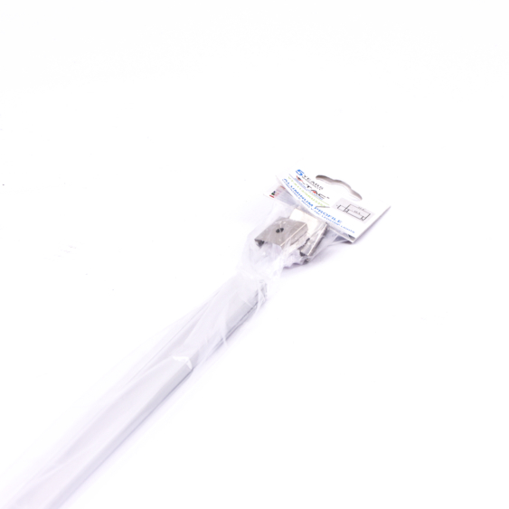 V-TAC falon kívüli alumínium LED szalag profil fehér fedlappal 2m - SKU 3355