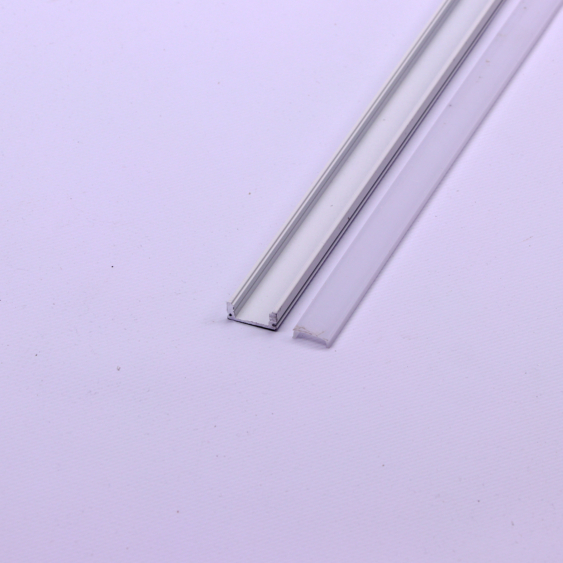 V-TAC falon kívüli fehér színű alumínium LED szalag profil, fehér fedlappal 2m - SKU 3365