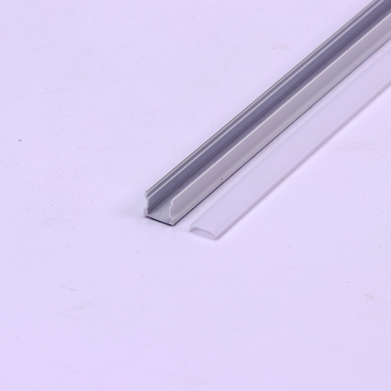 V-TAC falon kívüli fehér színű alumínium LED szalag profil, fehér fedlappal 2m - SKU 3366