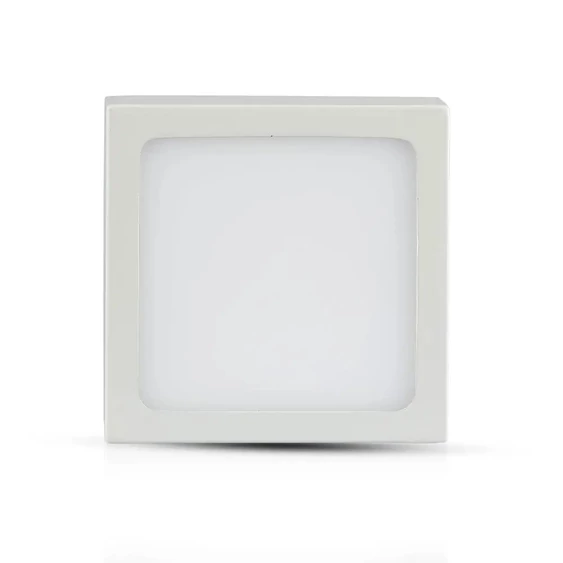 V-TAC falon kívüli mennyezeti szögletes LED panel 12W természetes fehér - SKU 4914