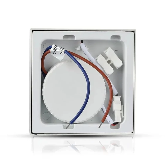 V-TAC falon kívüli mennyezeti szögletes LED panel 12W természetes fehér - SKU 4914