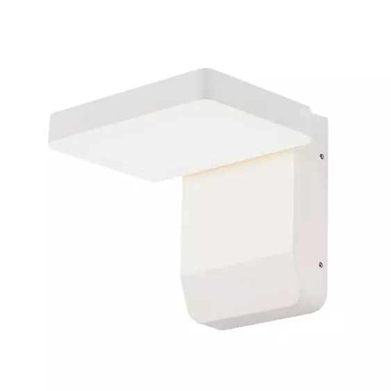 V-TAC fehér fali fix kültéri 17W LED lámpatest, meleg fehér - SKU 2942