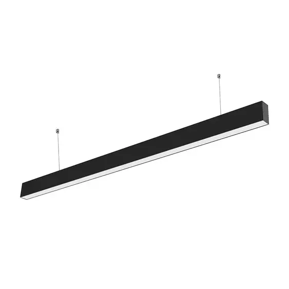 V-TAC fekete mennyezetre függeszthető lineáris LED lámpa 120cm 40W hideg fehér - SKU 21600