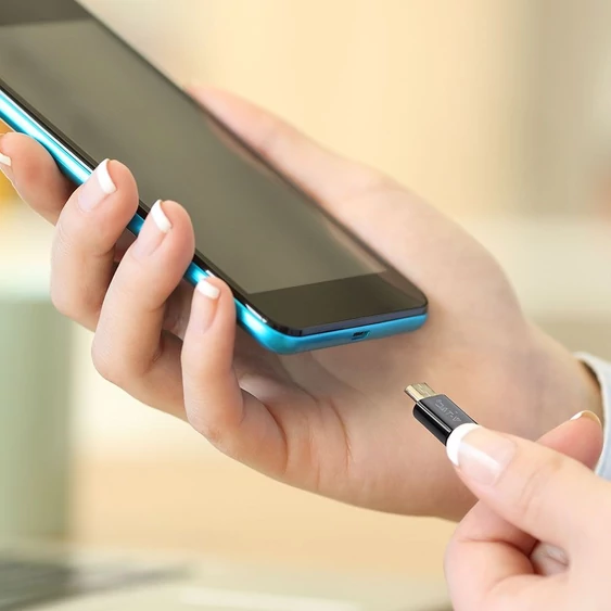 V-TAC fekete, USB - Type-C 1m hálózati kábel - SKU 8487