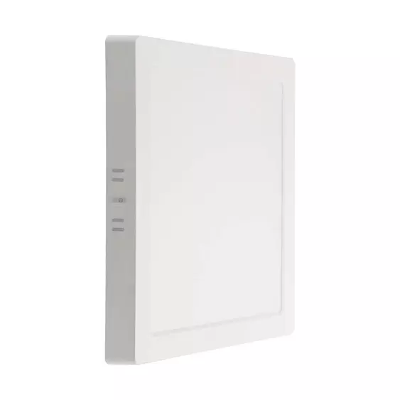 V-TAC felületre szerelhető szögletes Back-Lit LED panel 18W, meleg fehér, 100 Lm/W - SKU 10498