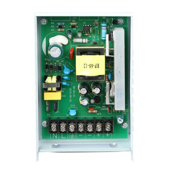 V-TAC fémházas IP45 LED tápegység 12V 60W 5A - SKU 3070