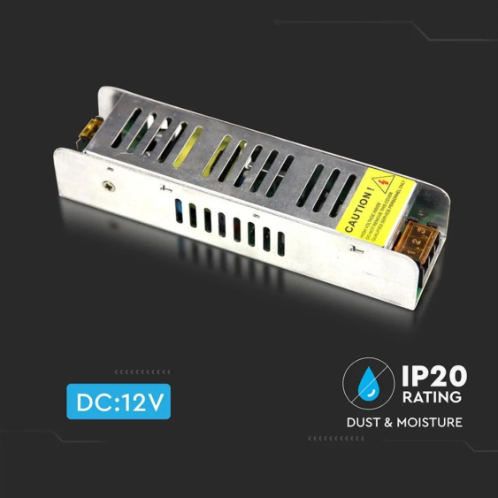 V-TAC fémházas LED tápegység 12V 25W 2.1A - SKU 3228