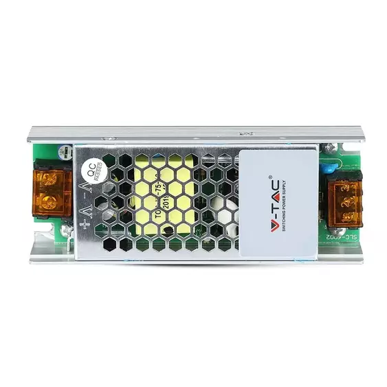 V-TAC fémházas LED tápegység 12V 75W 6A - SKU 3247