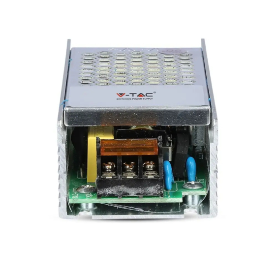 V-TAC fémházas LED tápegység 12V 75W 6A - SKU 3247