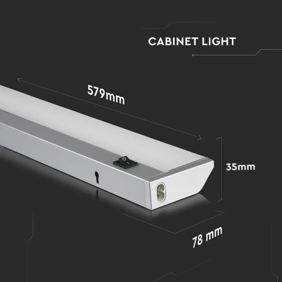 V-TAC forgatható LED bútorvilágító lámpa 10W 58cm meleg fehér - SKU 5068