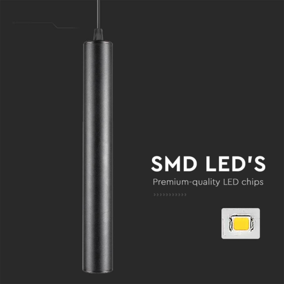 V-TAC függesztett 15W spot LED lámpatest Slim 48V mágneses sínhez, hideg fehér - SKU 10265