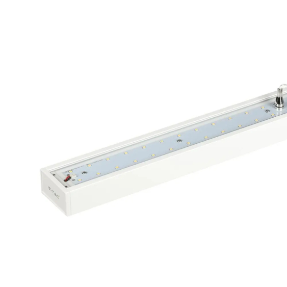 V-TAC függeszthető dimmelhető lineáris LED lámpa UGR&lt;6 118cm 60W természetes fehér - SKU 606