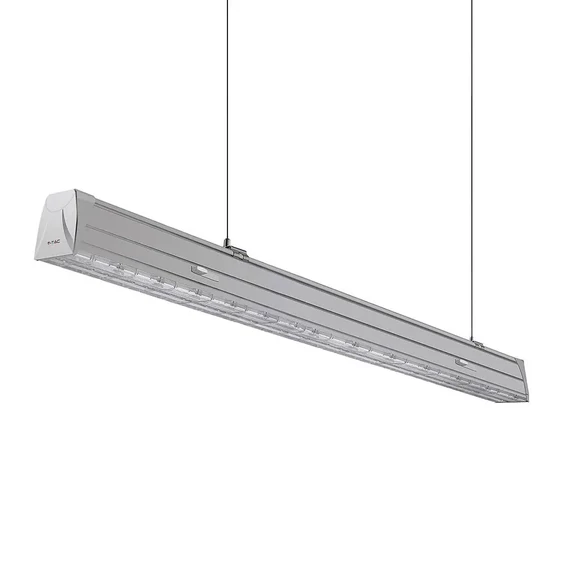 V-TAC függeszthető lineáris LED lámpa 150cm 50W aszimmetrikus természetes fehér (főmodul) - SKU 1362