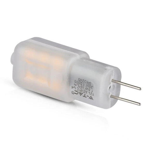 V-TAC G4 LED égő 12V 1,5W természetes fehér - SKU 241