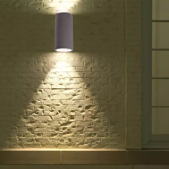 V-TAC G9 LED falon kívüli kétirányú lámpatest, világosszürke beton - SKU 8697