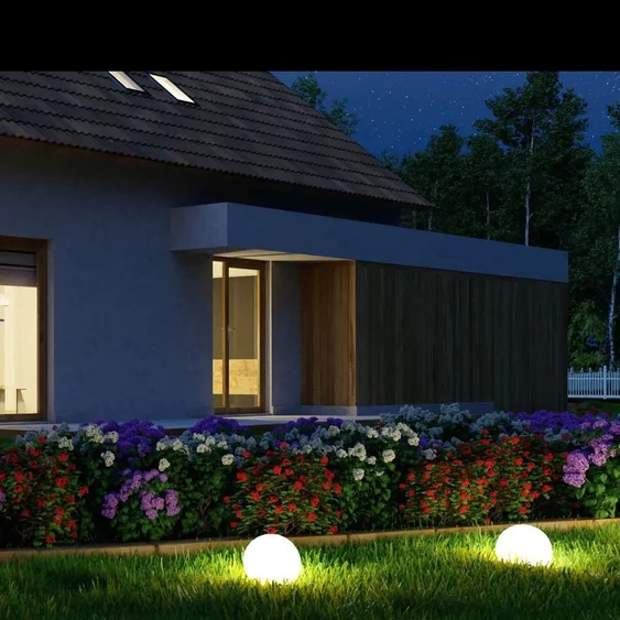 V-TAC gömb alakú RGB színváltós akkus LED dekoráció - SKU 40161