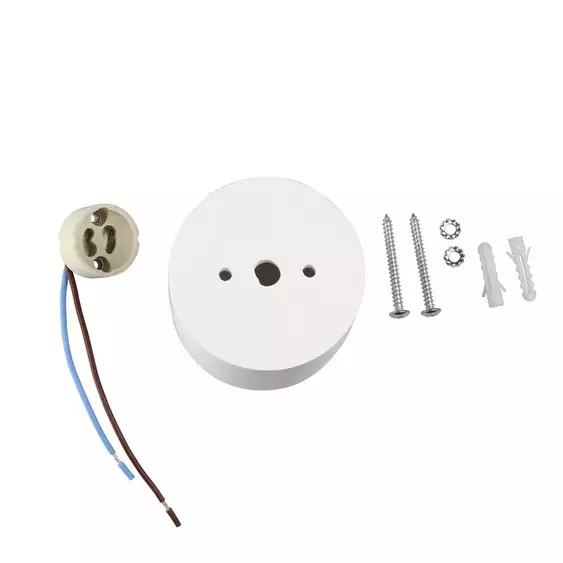 V-TAC GU10 LED falon kívüli fehér lámpatest - SKU 3665