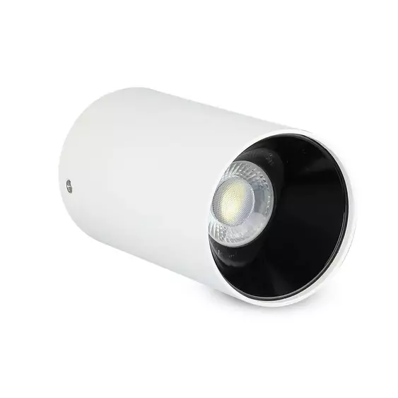 V-TAC GU10 LED falon kívüli lámpatest, fehér+fekete - SKU 8589