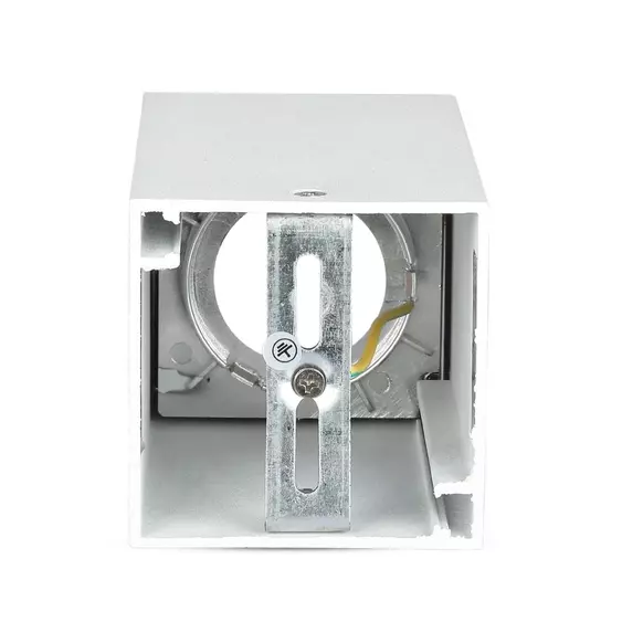V-TAC GU10 LED falon kívüli lámpatest, fehér+rózsaarany - SKU 8587