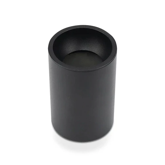 V-TAC GU10 LED falon kívüli lámpatest, fekete, tartozék GU10 foglalattal, 10,7 cm - SKU 8945