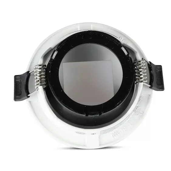 V-TAC GU10 LED spotlámpa keret, fehér billenthető lámpatest - SKU 8597