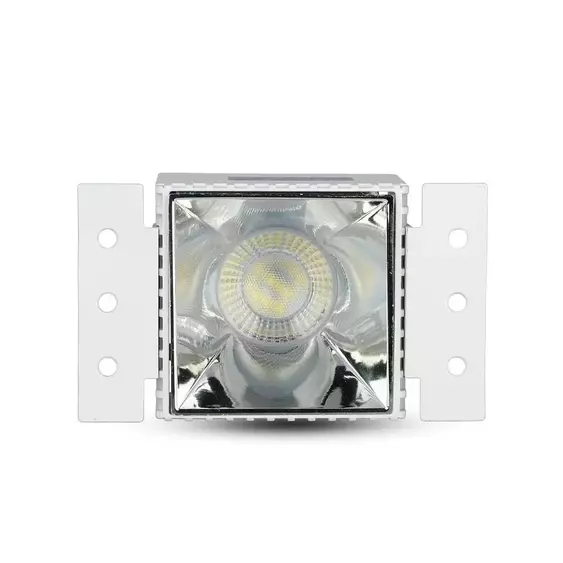 V-TAC GU10 LED spotlámpa keret, króm fix lámpatest - SKU 8880